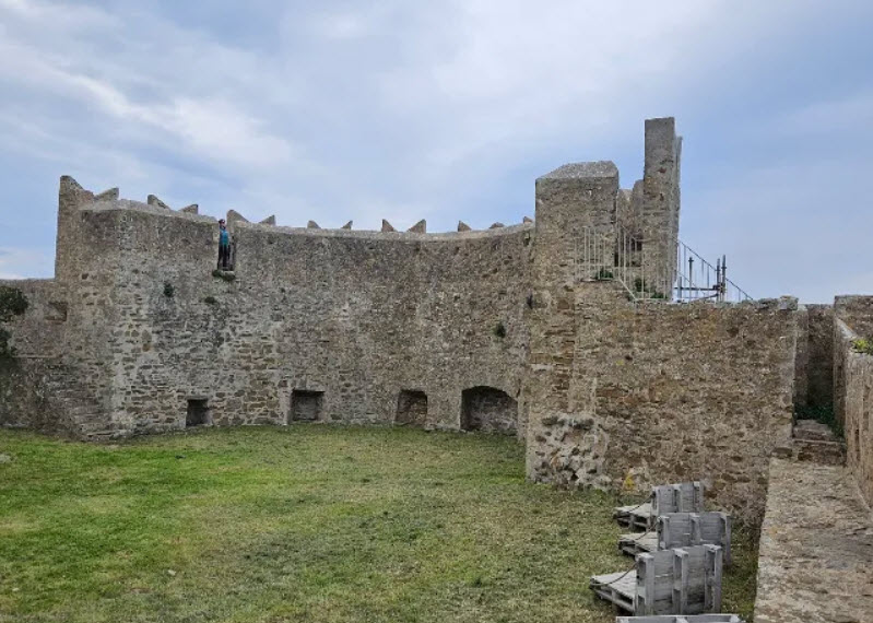 Medieval Tower and Appiani Fortress, Italy